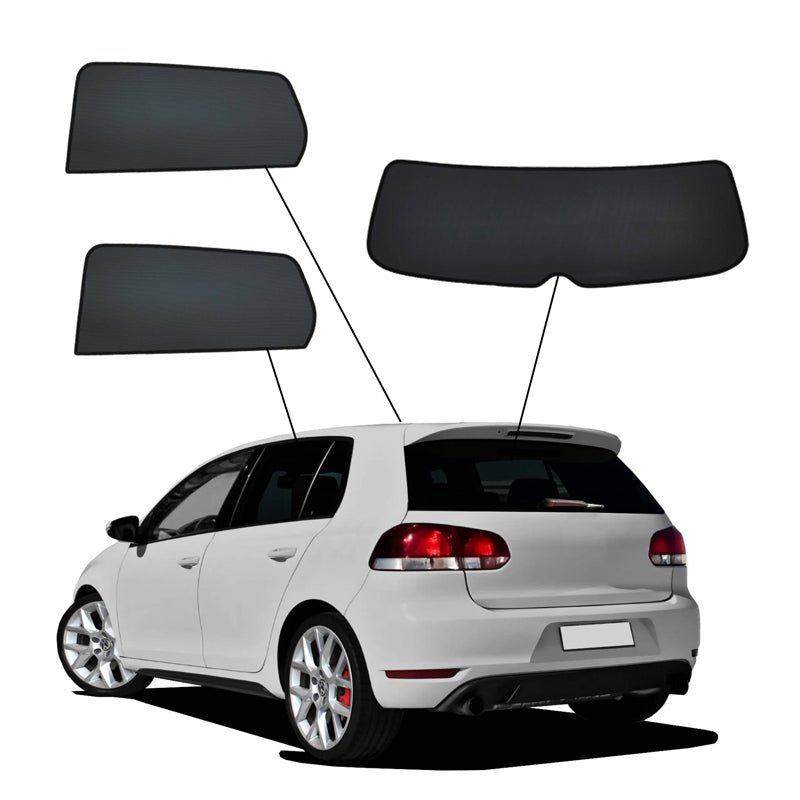 SunClip, pare-soleil et écran de protection de la vie privée, convient à Volkswagen Golf VI HB 5 portes (2008-2012)