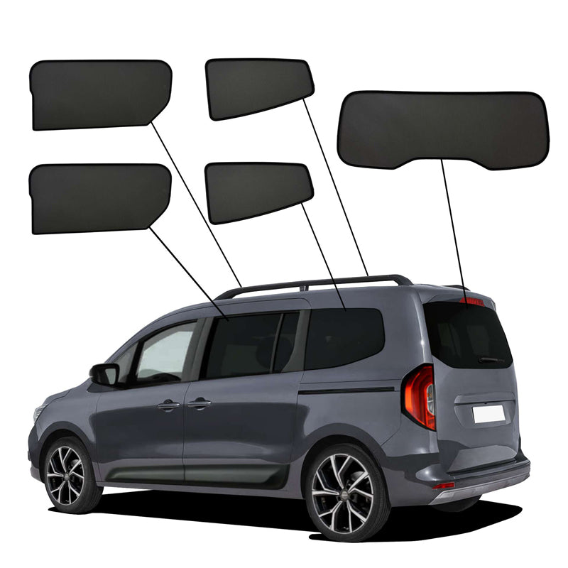SunClip, rideau pare-soleil, convient à Renault Grand Kangoo III MPV (2024-), Mercedes T-Class Long (2023-), Nissan Townstar L2 (2023-)