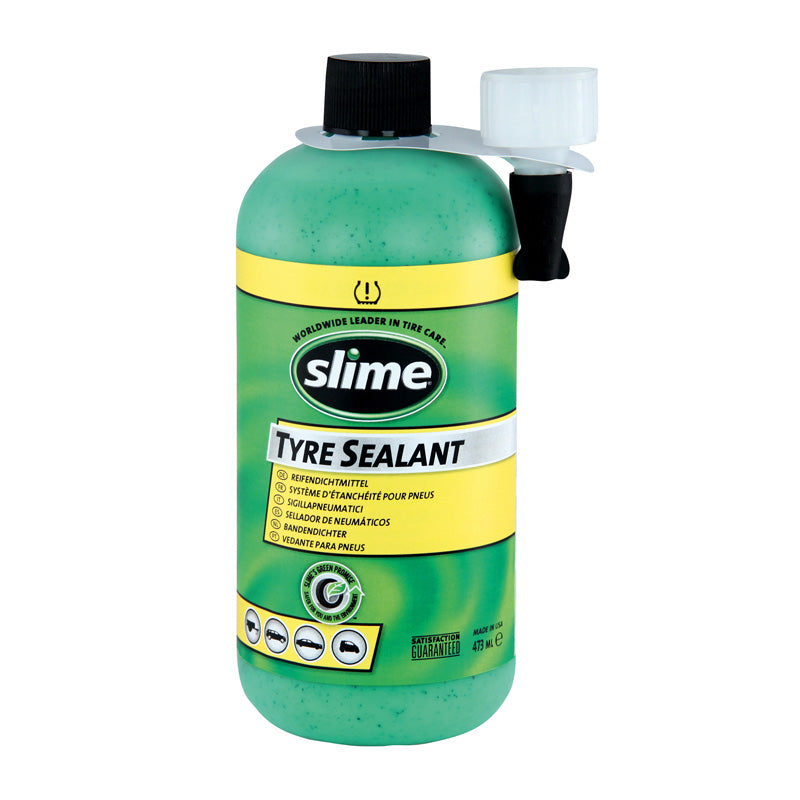 Recharge de produit d’étanchéité pour pneus Slime 473 ml pour kit de réparation Smart