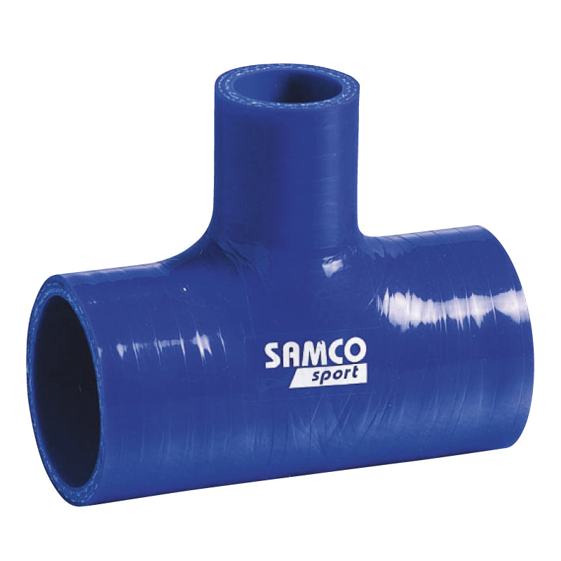 Samco, Durite en silicone en T 25mm - longueur:102mm - Ø60mm - Bleu