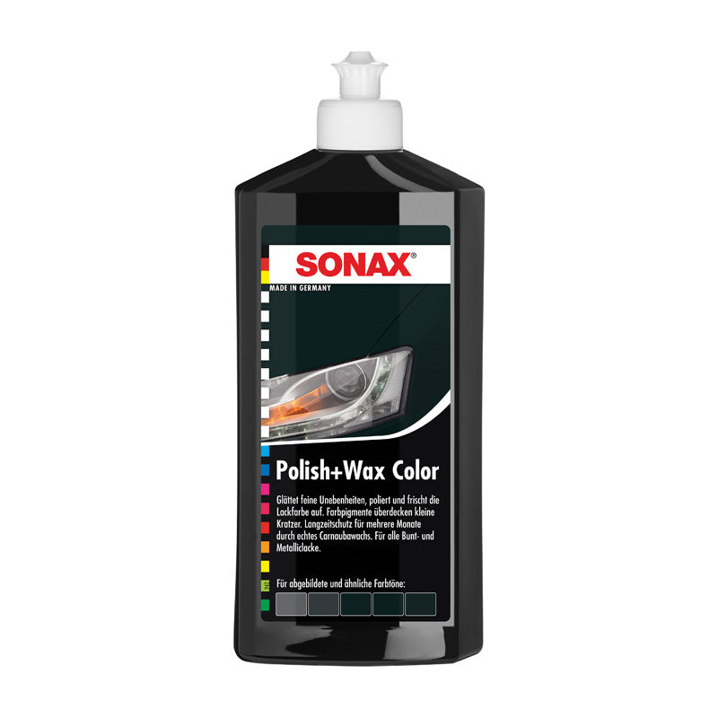 SONAX, Polijstmiddel & wax voor zwarte auto - 500 ml