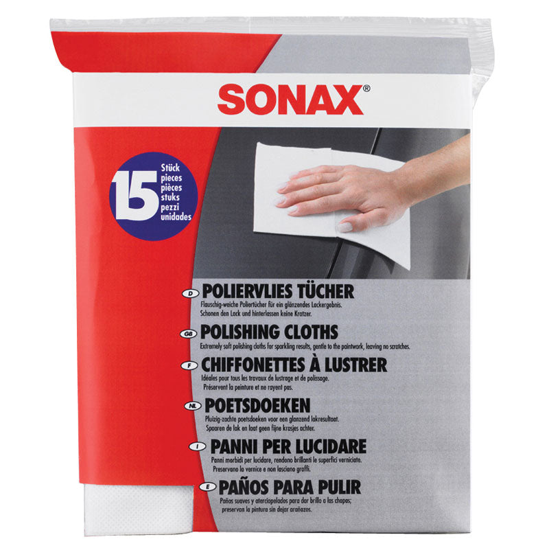 SONAX, poetsdoeken voor glanzende finish - zacht en krasvrij