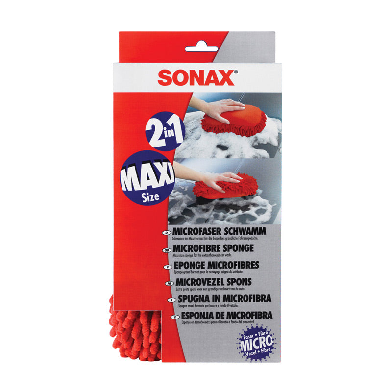 SONAX, Microfiber Sponge with Dual Surface - 2-in-1 Cleaning