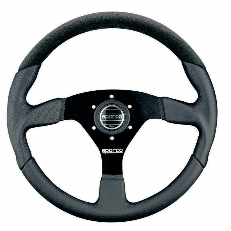 Sparco, Sport Steering Wheel, L505 - Black Leather - 350mm