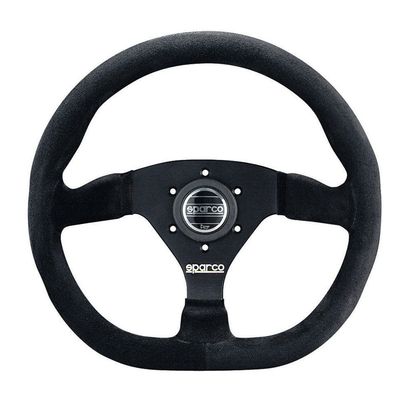 Sparco, Sport Steering Wheel Trim L360 - Black Suede - Diameter 330mm