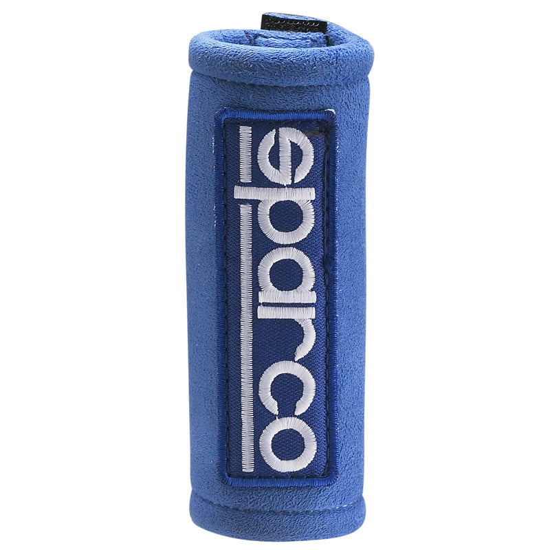 Sparco, Alcantara handgreep en stuurhoes - blauw - 2 st.
