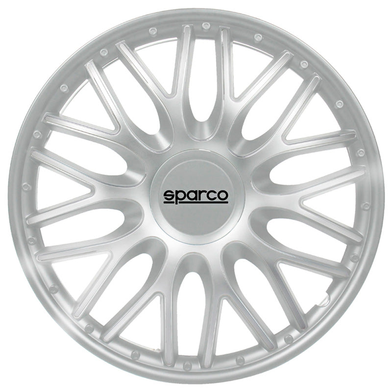 Sparco, Wheel Trims, 4 pcs., Roma - 13-inch - Silver