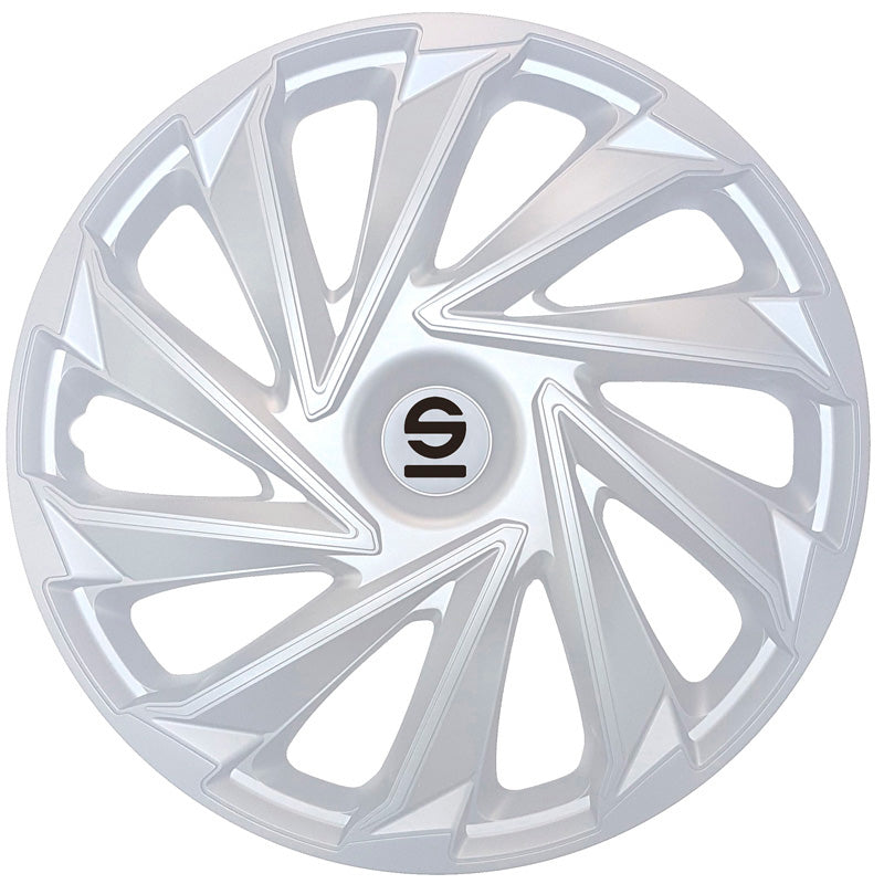 Sparco, Wheel Trims, 4 pcs., Varese - 14-inch - Silver