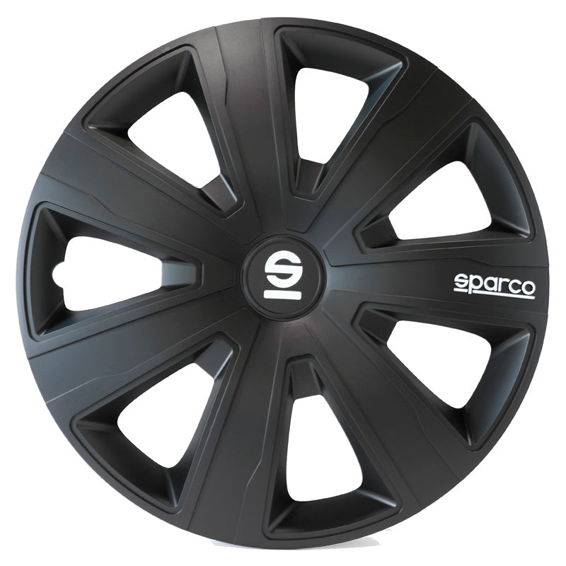 Sparco, wieldoppen, 4 stuks, Palermo - 15-inch - zwart