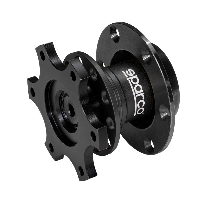 Sparco, snelontgrendelingsstuurnaaf - zwart - 6x70mm