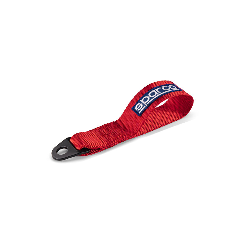 Sparco, Tow Loop FIA - Red - max. 3000kg - 16mm Hole - FIA Approved