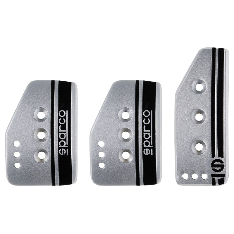 Sparco, Settanta Pedal Set - Titanium/Black - Manual