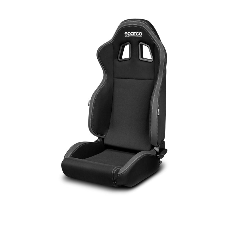 Sparco, Siège sport R100 MY22 - Noir/Gris - Inclinable avec confort ergonomique
