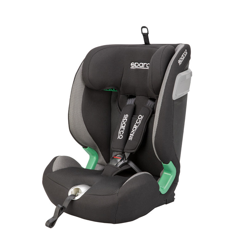 Sparco, kinderstoel SK5000I - Isofix - Zwart/Grijs - i-Size 76-150cm