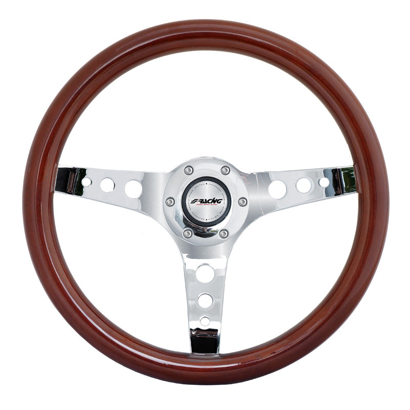 Simoni Racing, Sports Steering Wheel, Arnoux - Wood - Diameter 350mm