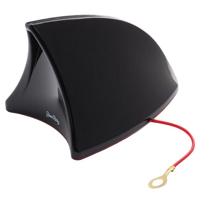 Simoni Racing, Shark Fin Antenna - Black - 105mm x 77mm