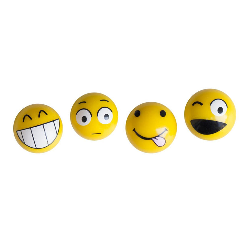 Simoni Racing, Emoticon Valve Caps - Yellow - 4 pcs.