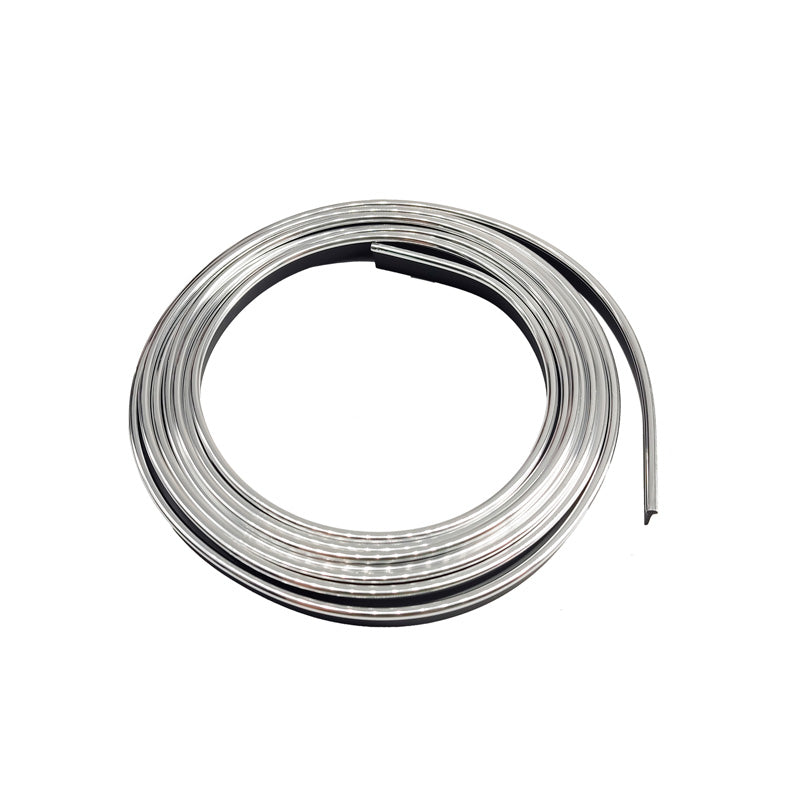 Simoni Racing, Chroom afwerking voor auto-interieur, Zilver, 3 meter