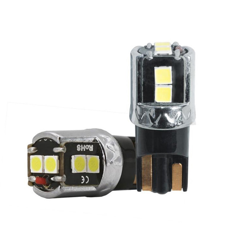 Simoni Racing, T10 6-LED Bulbs - Canbus No-Polarity - High Brightness Super White - 2 pcs.