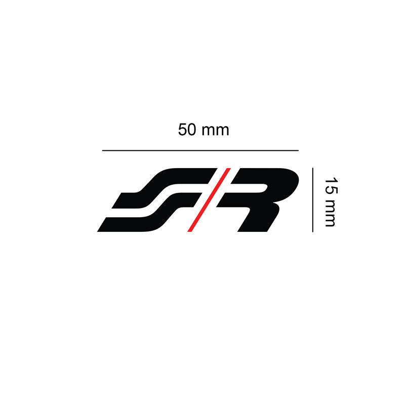Simoni Racing, Autocollant SR - 50x15mm