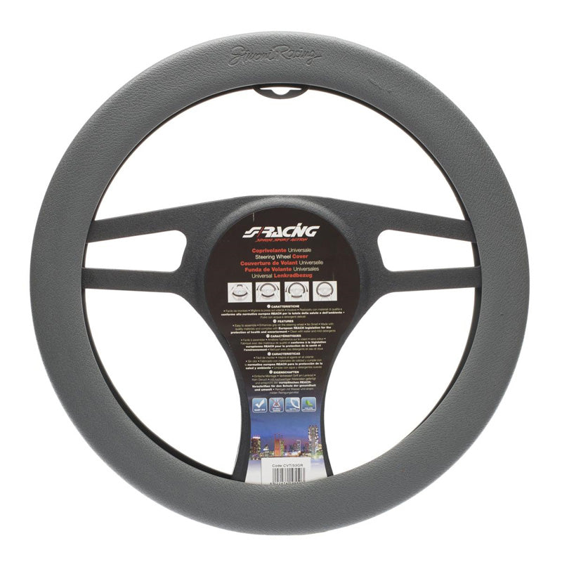 Simoni Racing, Zachte stuurhoes - Grijs siliconen - 35-40 cm