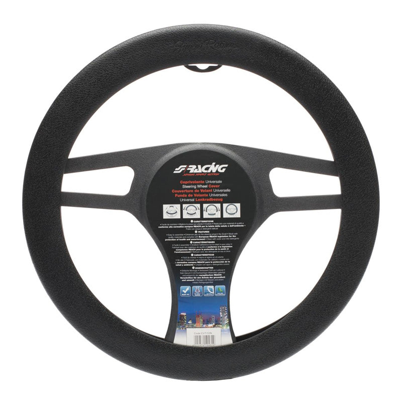 Simoni Racing, Zachte Stuurhoes - Zwart Siliconen - 35-40cm
