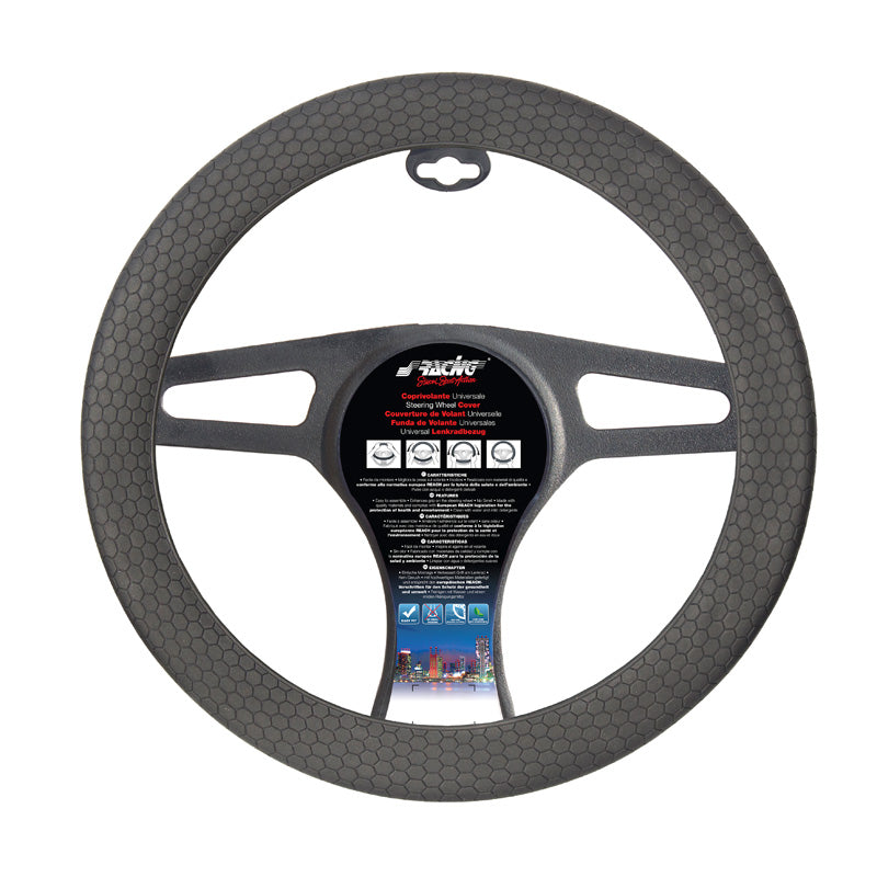 Simoni Racing, comfort-stuurhoes - zwart siliconen - 35-40cm