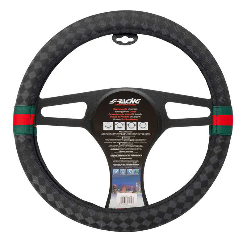 Simoni Racing, G-Style Stuurhoes - Zwart/Groen/Rood - 37-39cm