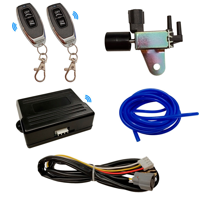 Simoni Racing, Universal Accessory Kit for Vacuum Exhaust Valves - Wireless Remote Control & Wiring Kit
