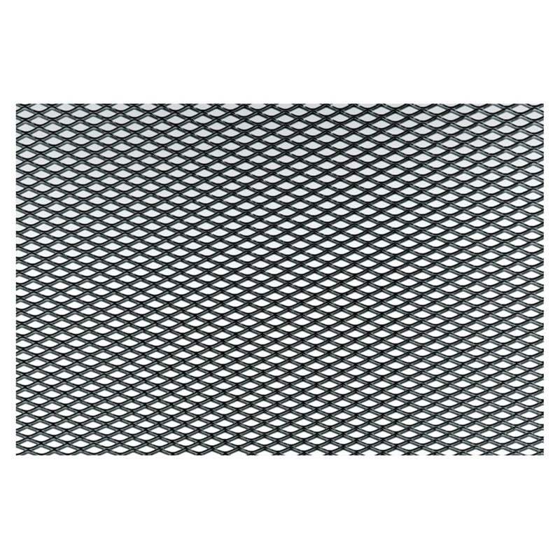 Simoni Racing, Sport Aluminium Grille Net - Black - 100x30cm - Fine Mesh