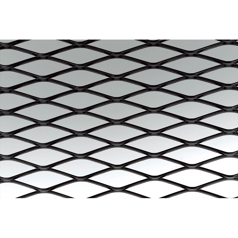 Simoni Racing, Sport Aluminium Grille Mesh - Black - 100x30cm - Large Mesh