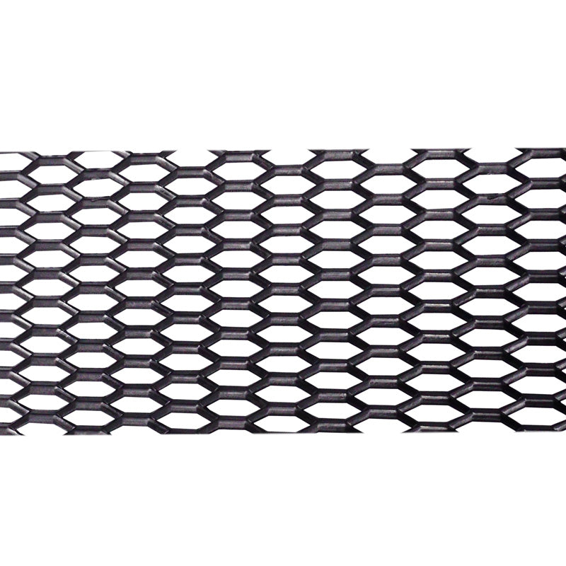 Simoni Racing, Grille synthétique, noire, universelle, 120 x 40 cm, HEX 22x8 mm
