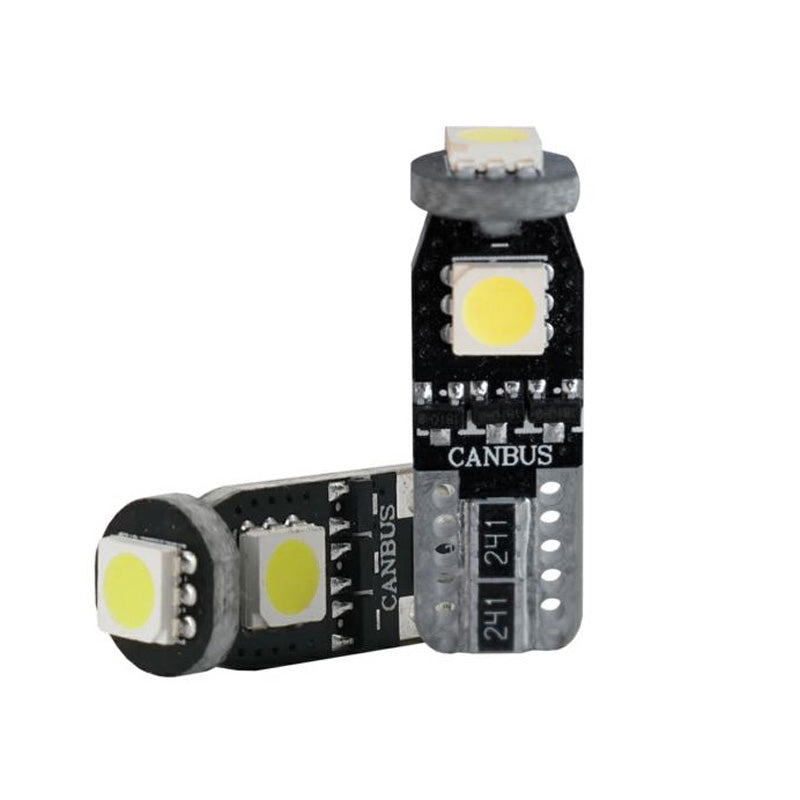 Simoni Racing, éclairage intérieur T10 à 3 LED ultra blanc - 3W - lot de 2 pièces