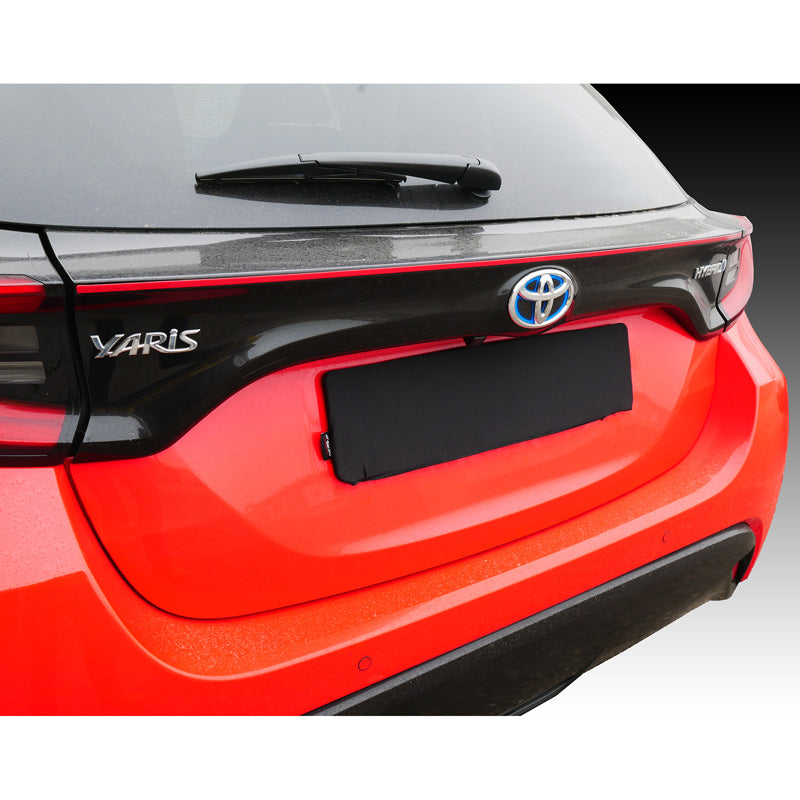 Simoni Racing, License Plate Cover - Stretch Textile - Black (1 pc)