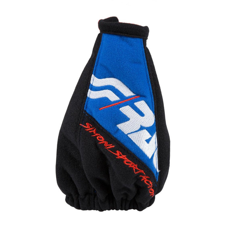 Simoni Racing, Versnellingspookhoes - Zwart/Blauw - 150x150mm/Ø190mm