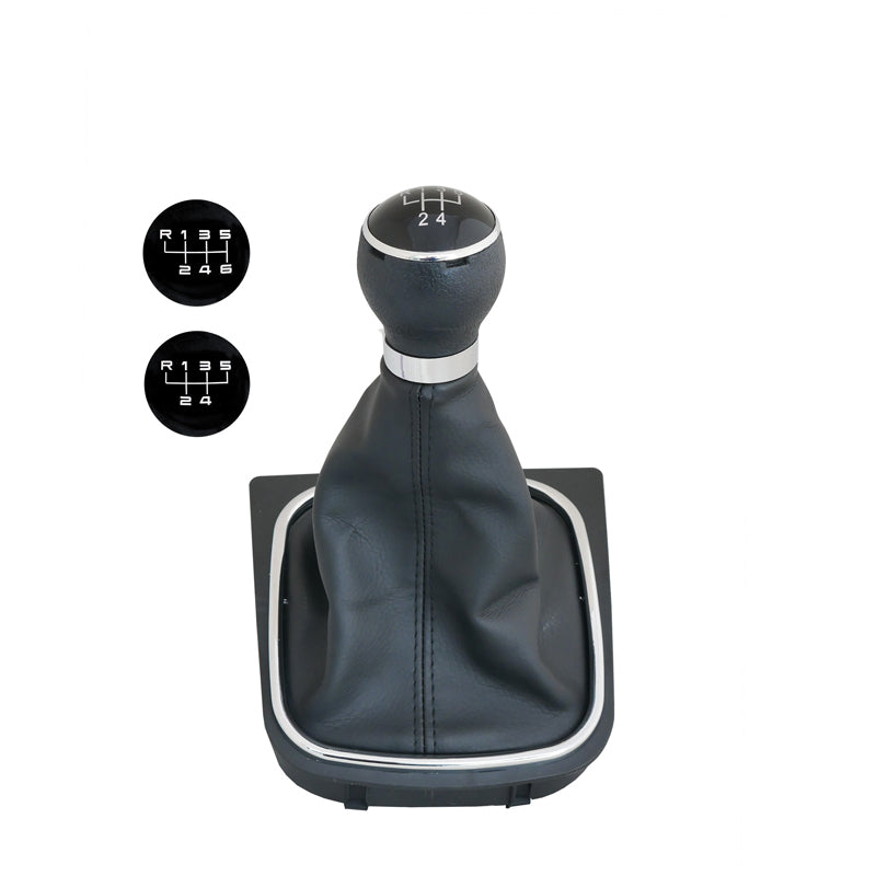 Simoni Racing, OEM Gear Knob for Volkswagen Golf VI/Jetta - Black with 2 Shift Patterns