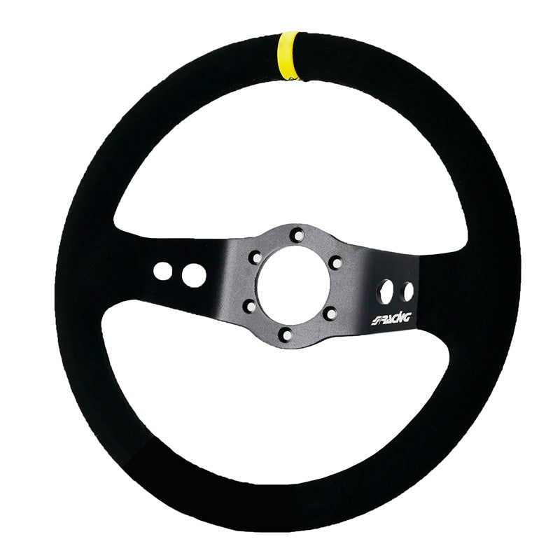 Simoni Racing, Sports Steering Wheel, Rally - Black Suede - Diameter 320mm