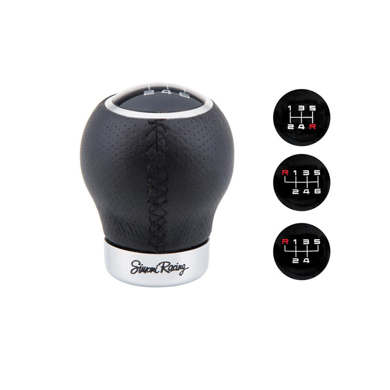 Simoni Racing, Gear Knob Rev - Black with 3 Shift Patterns