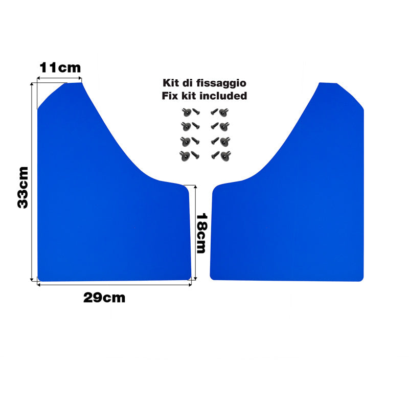 Simoni Racing, Bavettes, ABS bleu, 2 pcs.