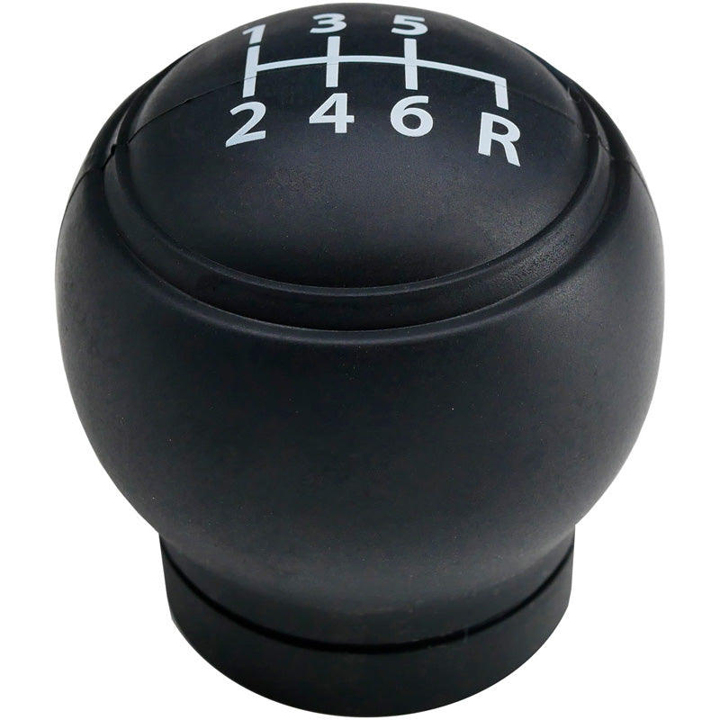 Simoni Racing, Couvre-pommeau de levier de vitesses, Silicone noir, 6 vitesses + marche arrière à droite