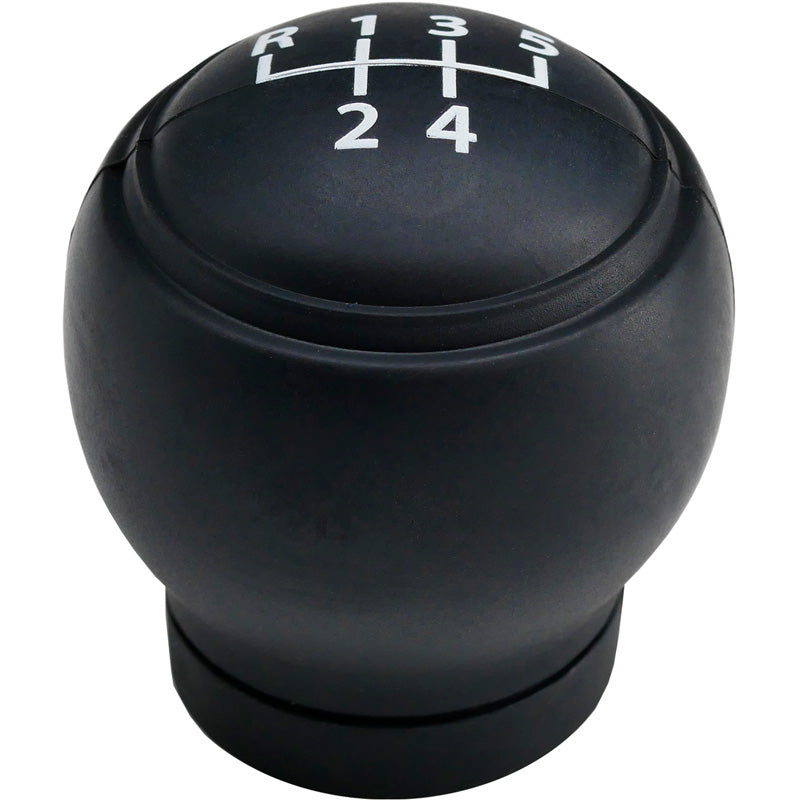 Simoni Racing, Couvre-pommeau de levier de vitesses, Silicone noir, 5 vitesses avec marche arrière à gauche
