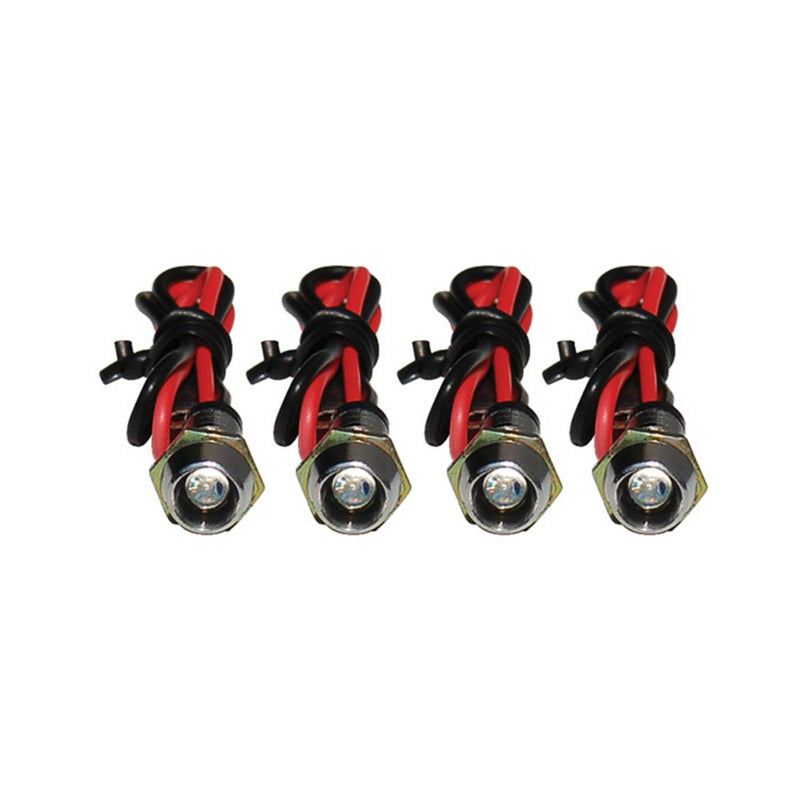 Simoni Racing, LED-schroeven - wit - set van 4 stuks.