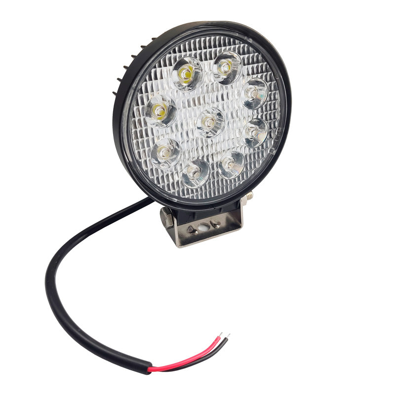 Simoni Racing, Universal LED auxiliary headlights, 112 mm, Black, Set of 2, E32 road approved
