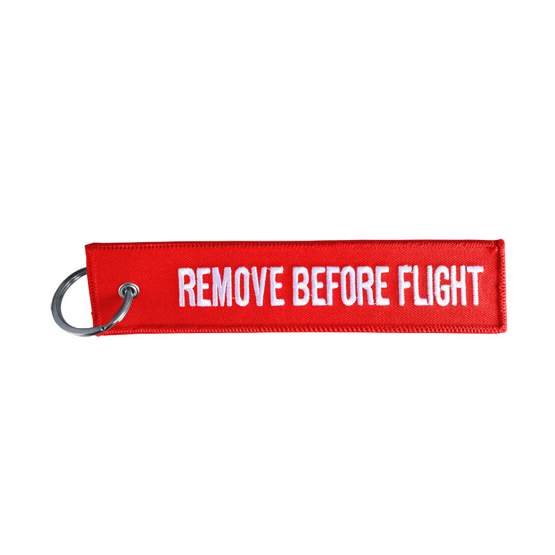 Simoni Racing, Porte-clés Remove Before Flight - Rouge - 150mm