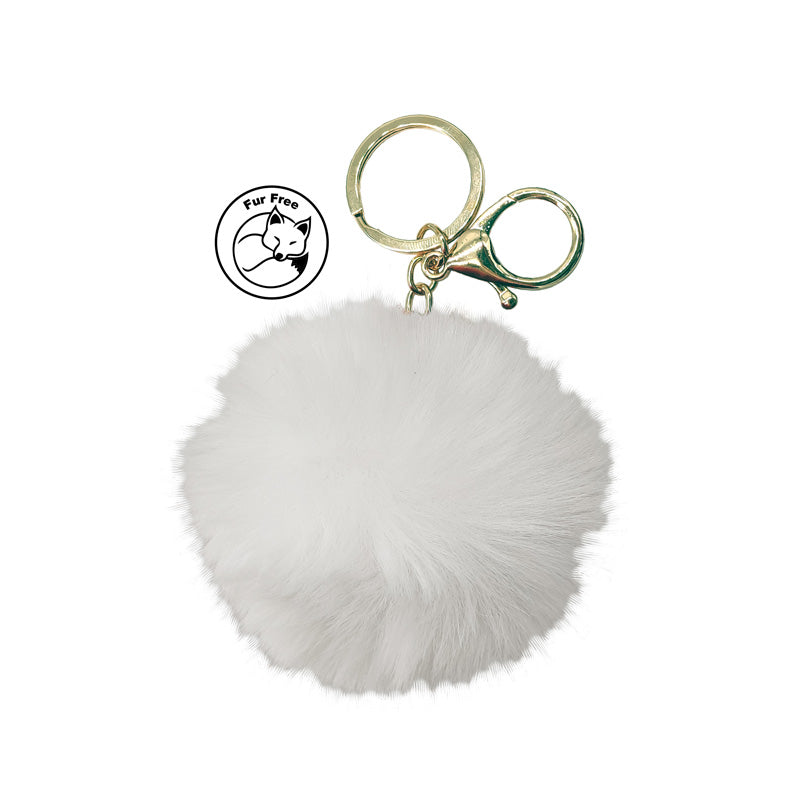 Simoni Racing, Porte-clés en peluche - Blanc - 8cm