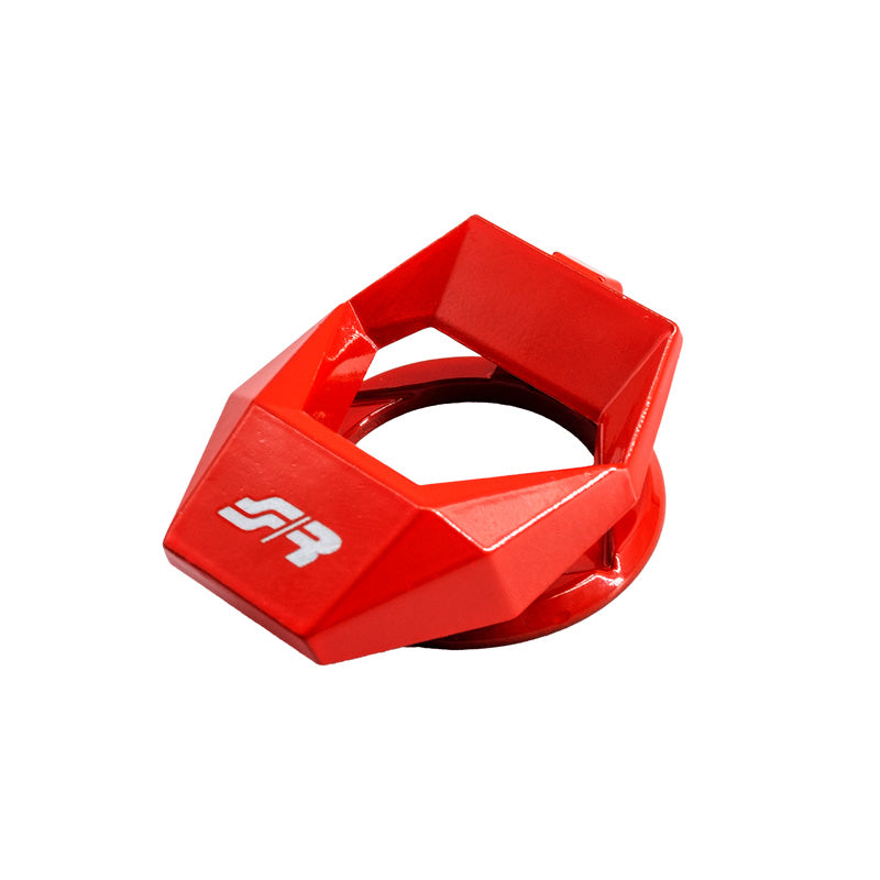 Simoni Racing, Protective Cap for Start Button - Red Aluminium - Ø30mm