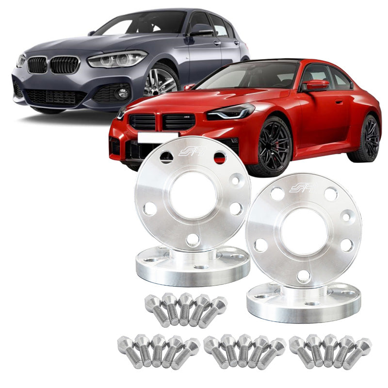 Simoni Racing, Spacer Kit, Aluminium, 2x16mm (FA), 2x20mm (RA), passend voor BMW, naaf 72,6mm