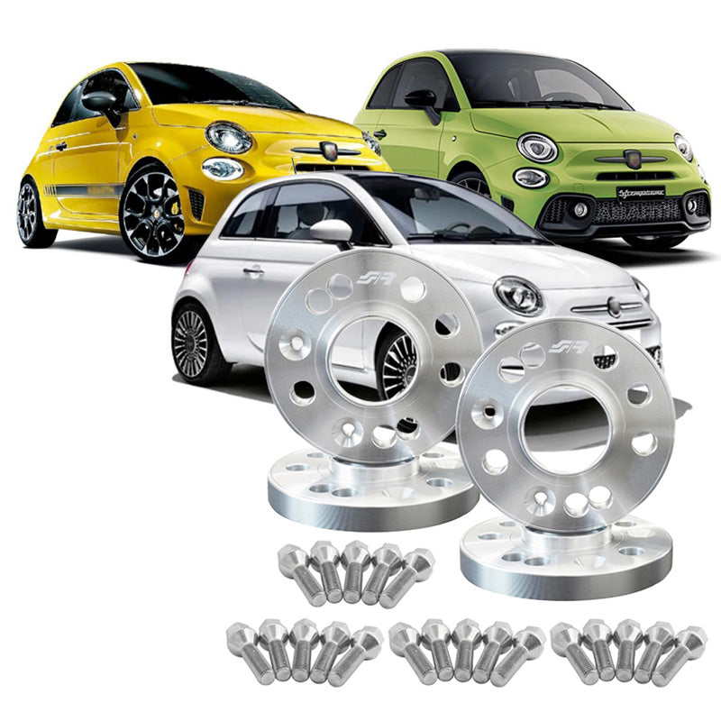 Simoni Racing, Spacer Kit, Aluminium, 2x12mm(FA) - 2x16mm(RA), fits Abarth, Fiat