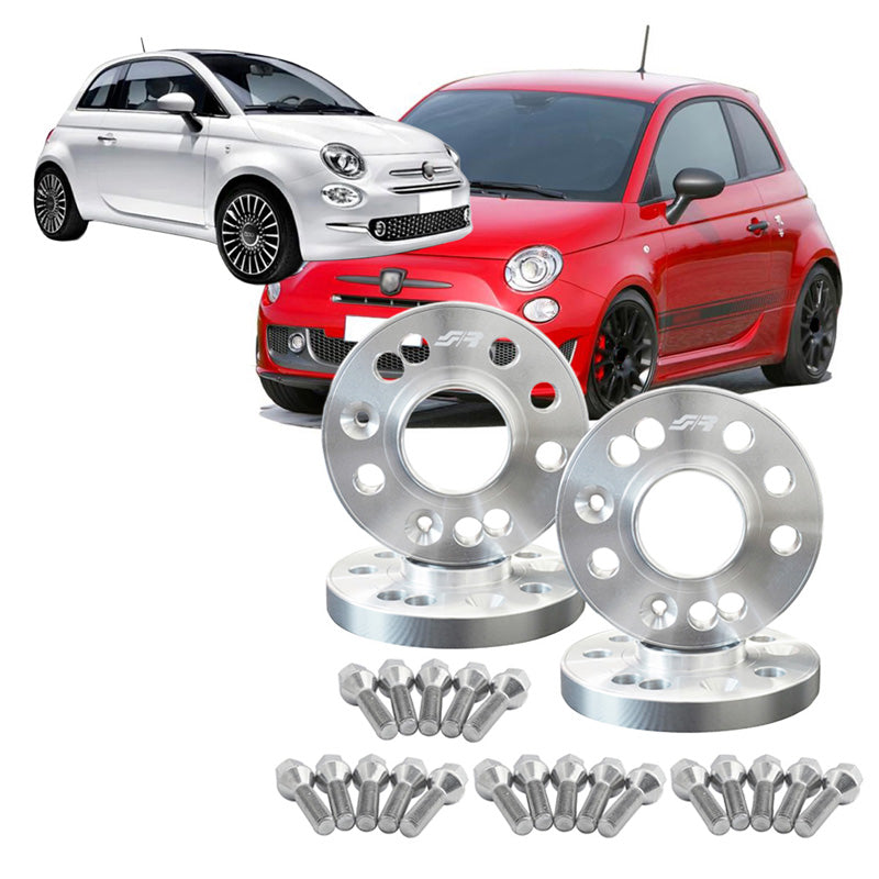 Simoni Racing, Spacer Kit, Aluminium, front & rear, 2x12mm, fits Abarth, Fiat various