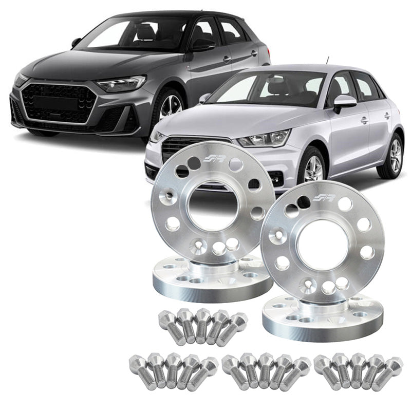 Simoni Racing, Spacer Kit, Aluminium, 2x16mm(FA) - 2x20mm(RA), fits Audi various